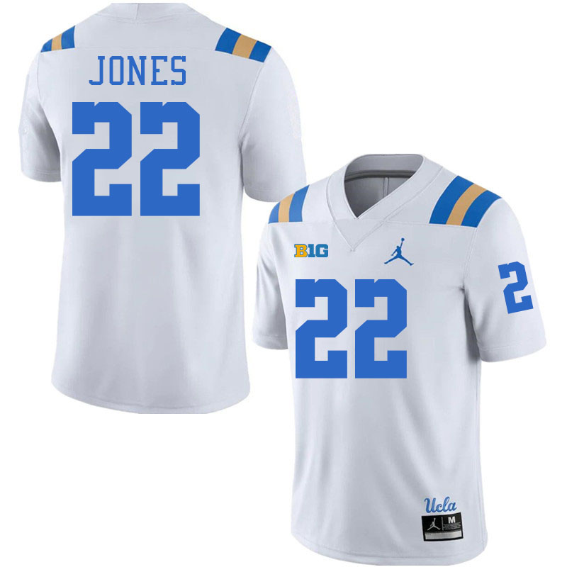 Keegan Jones UCLA Jersey,UCLA Bruins #22 Keegan Jones Jersey Youth College Football Uniforms-White